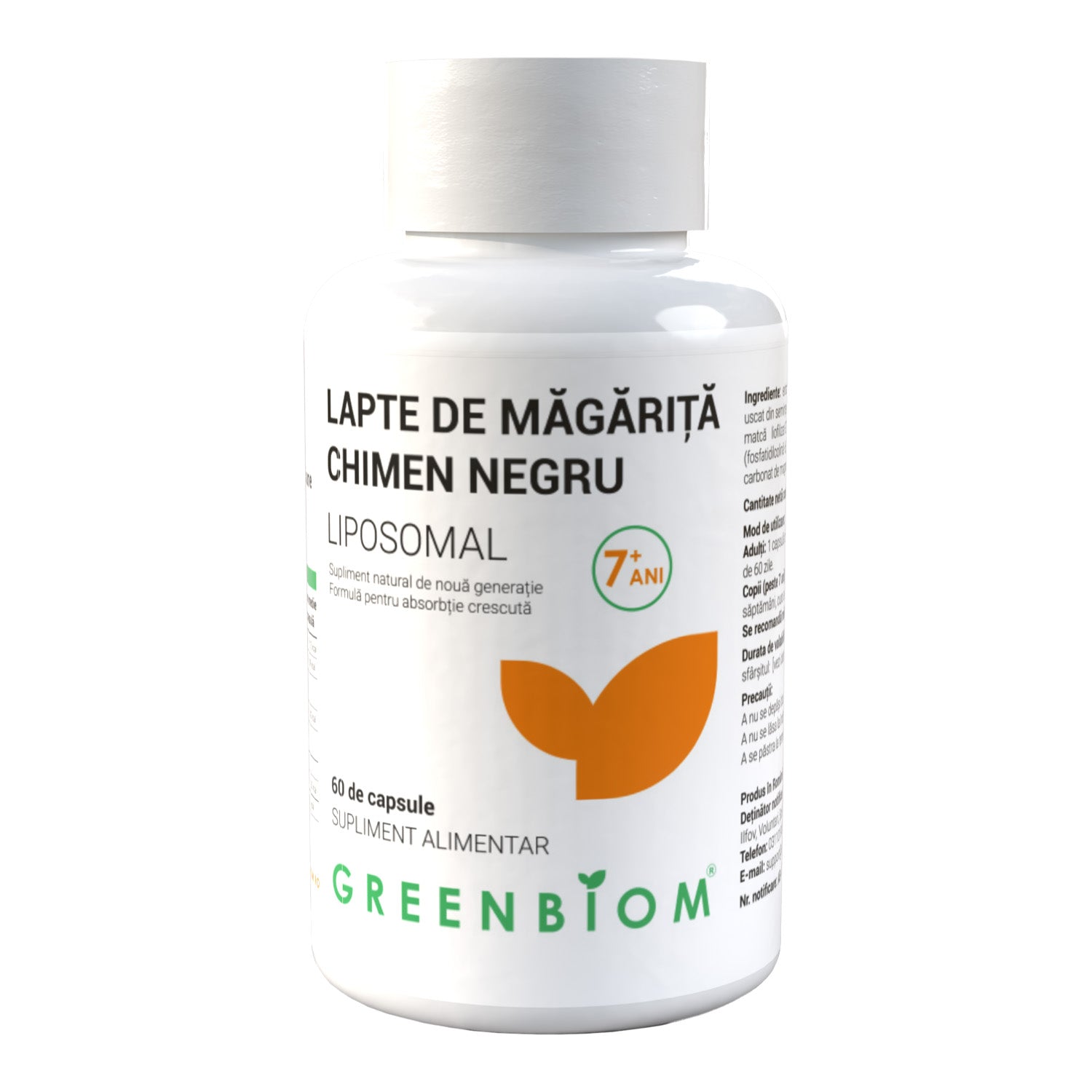 Nature Boys ペリカン220 Lapte de magarita cu chimen negru – Supliment natural pentru
