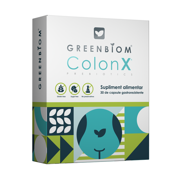 COLON X - PREBIOTIC – DETOXIFIERE COLON, ECHILIBRARE FLORA INTESTINALA